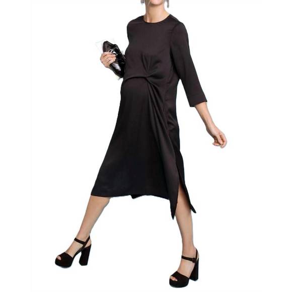 NEW HATCH maternity the lauren dress in black - Picture 1 of 2